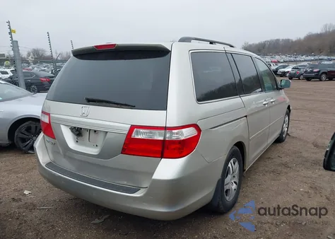2006 Honda Odyssey Ex-L z USA, uszkodzony, nr VIN 5FNRL38666B065793